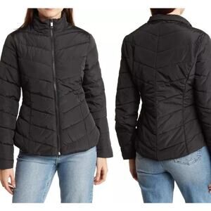 Ted Baker Renika Packaway Padded Quilted Puffer Jacket Black